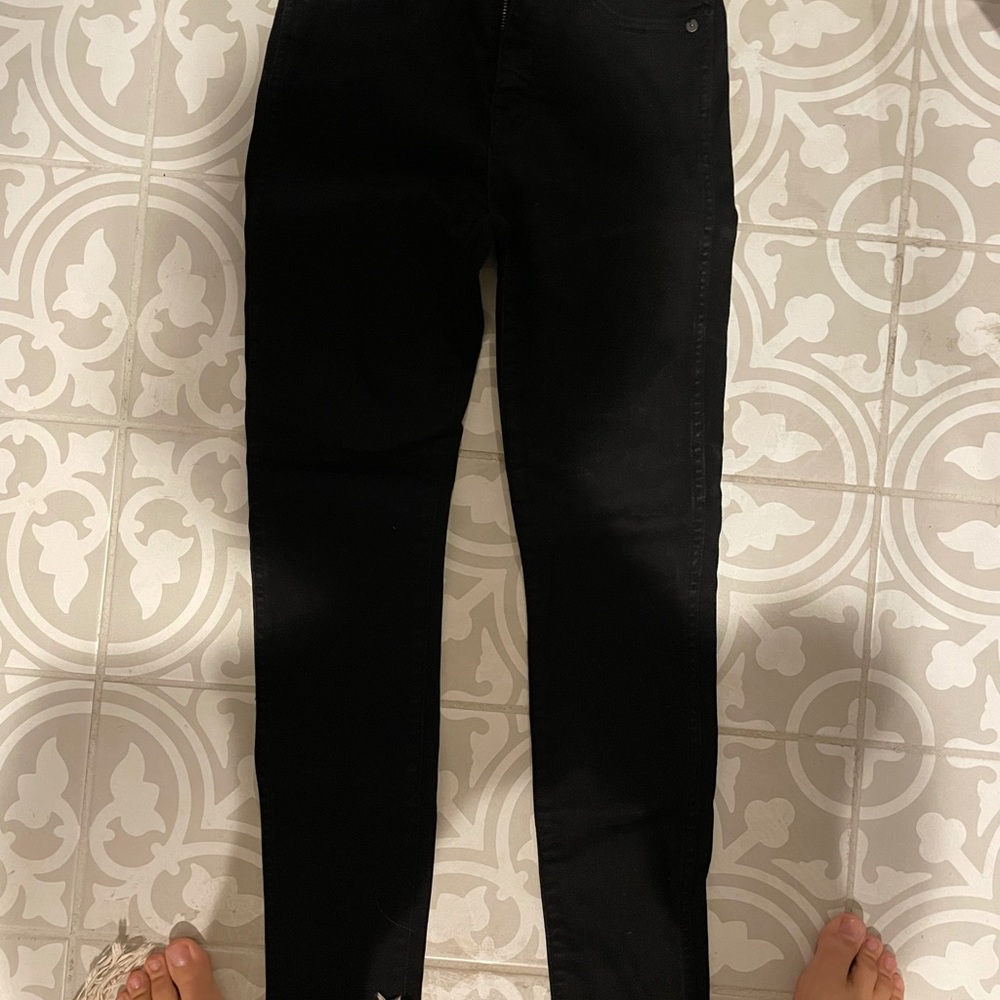 Madewell skinny 9 inch blck EUC SIZE 26